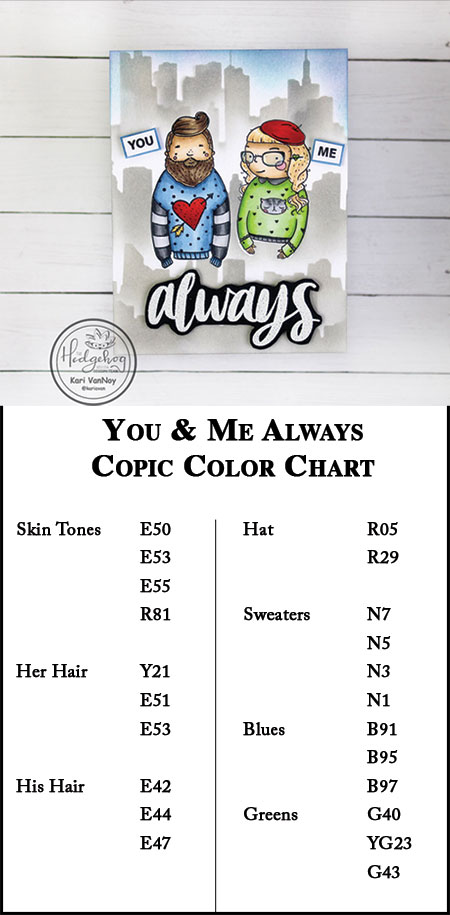 Copic Color Chart